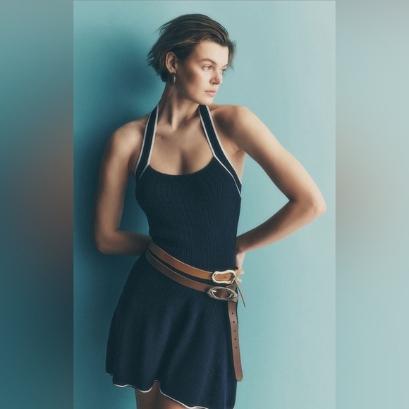 NWT Daily Practice by Anthropologie Full
Speed Halter Mini Dress - Picture 1 of 2